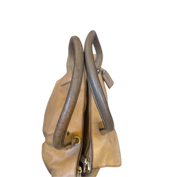 Coach Legacy Pinnacle Harper Satchel Tawny Creed A1371-23563 Color is Tawny - Picture 11 of 12